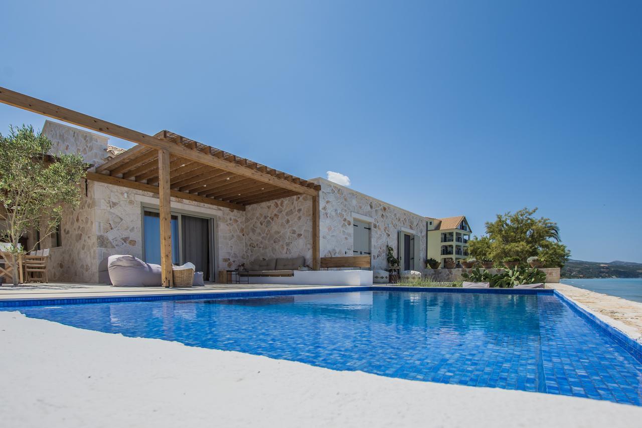 Niova Villa - Seafront, Private Pool And Ionian Sea Views, By Zantewize Аликес Экстерьер фото